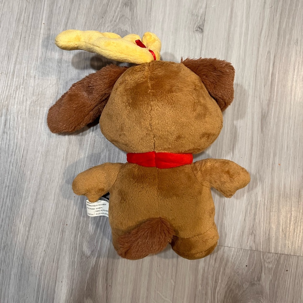NWOT Dr. Seuss Brown Plush Dog with Yellow Antlers - Picture 3 of 6